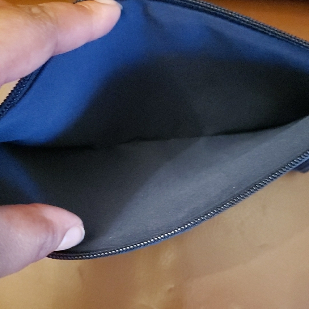 Nautica Navy and White Logo Wristlet Pouch - Picture 3 of 5